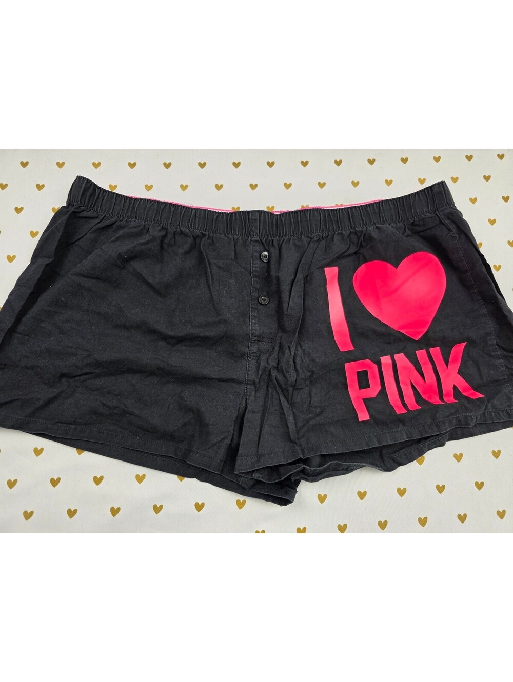 Victorias Secret PINK Vintage Y2k Large Sleep Shorts Boxers Pajama Bottoms
